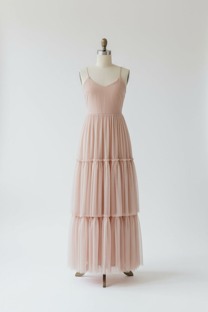 INDIE BLUE Women Women's Wendy Dress (soft pink tulle)
