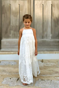 INDIE BLUE Dresses Madeline Lace Dress (white)