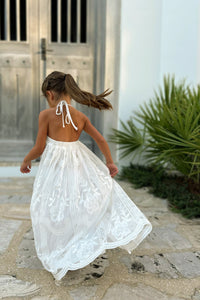 INDIE BLUE Dresses Madeline Lace Dress (white)