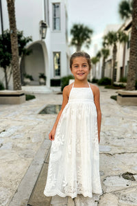 INDIE BLUE Dresses Madeline Lace Dress (white)