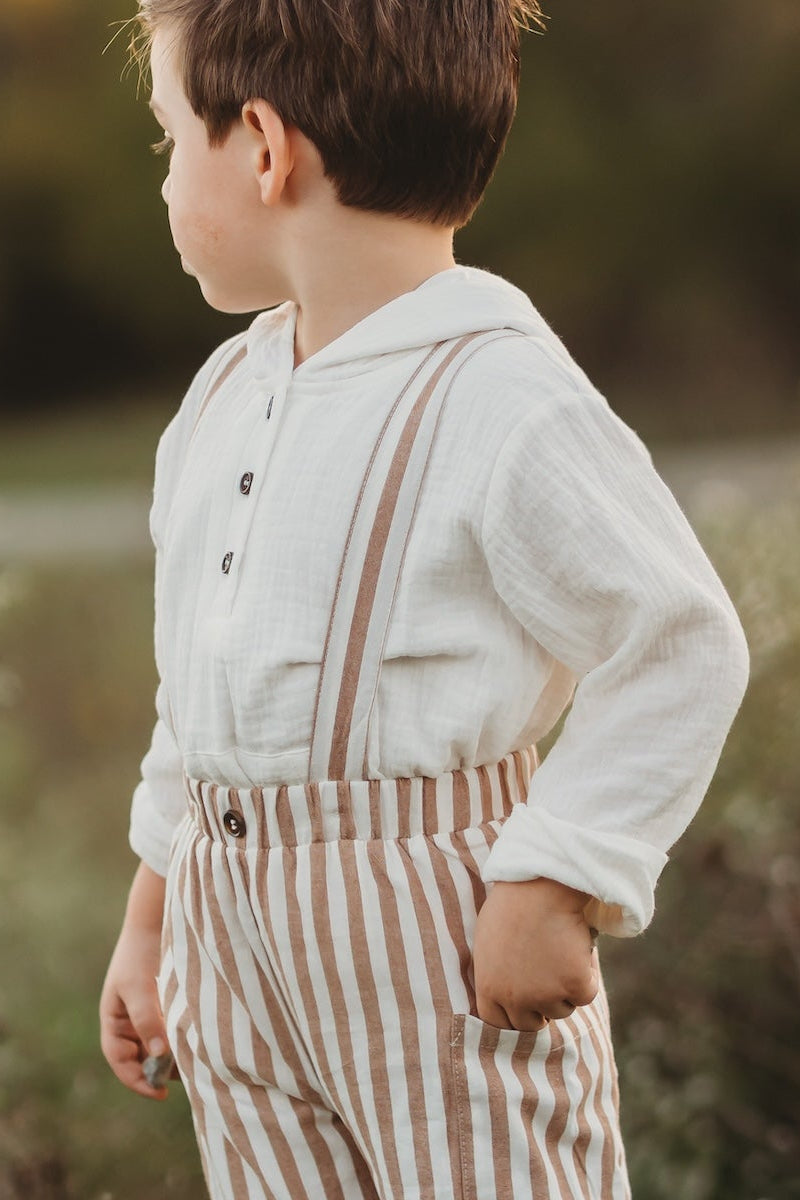 SS Boy's Bottoms Finn Pants (birch stripe)