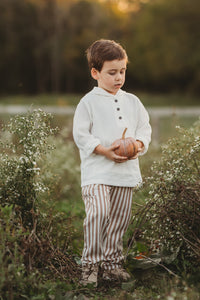 SS Boy's Bottoms Finn Pants (birch stripe)
