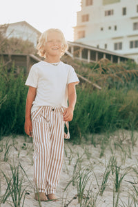 SS Boy's Bottoms Finn Pants (birch stripe)