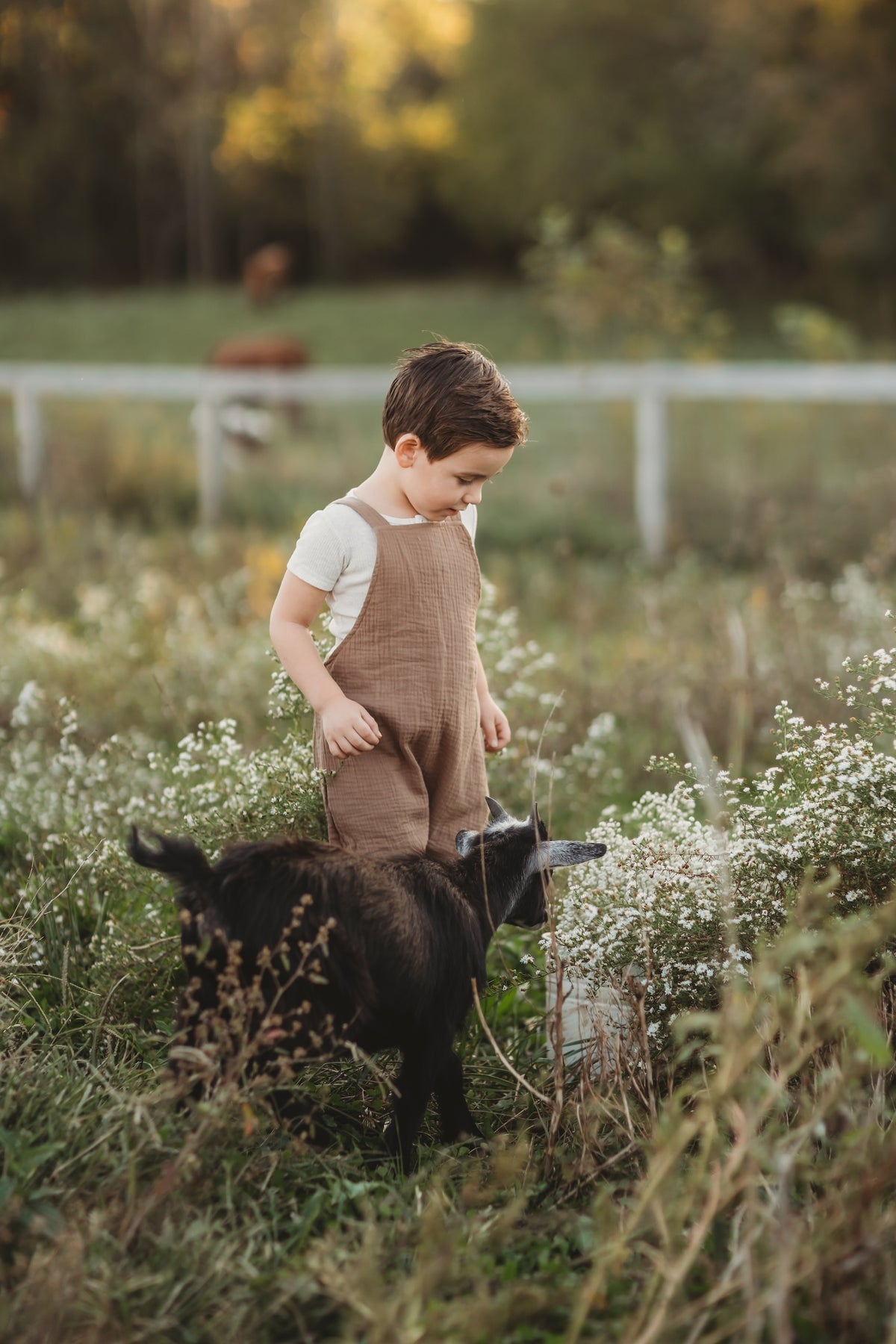 SS Boy's Romper Grady Romper (mocha muslin)