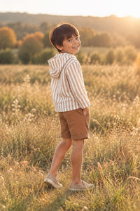 SS Boy's Bottoms Knox Shorts (amber linen)