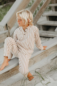 SS Boy's Bottoms Finn Pants (birch stripe)