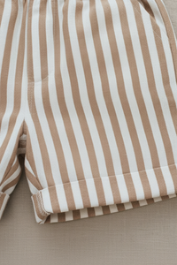 SS Boy's Bottoms Knox Shorts (birch stripe)
