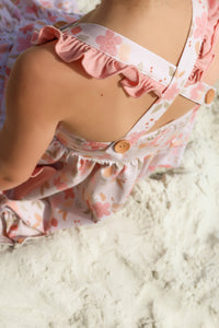 LB Girl's Dress Bree Crossback Dress (sweet pea)