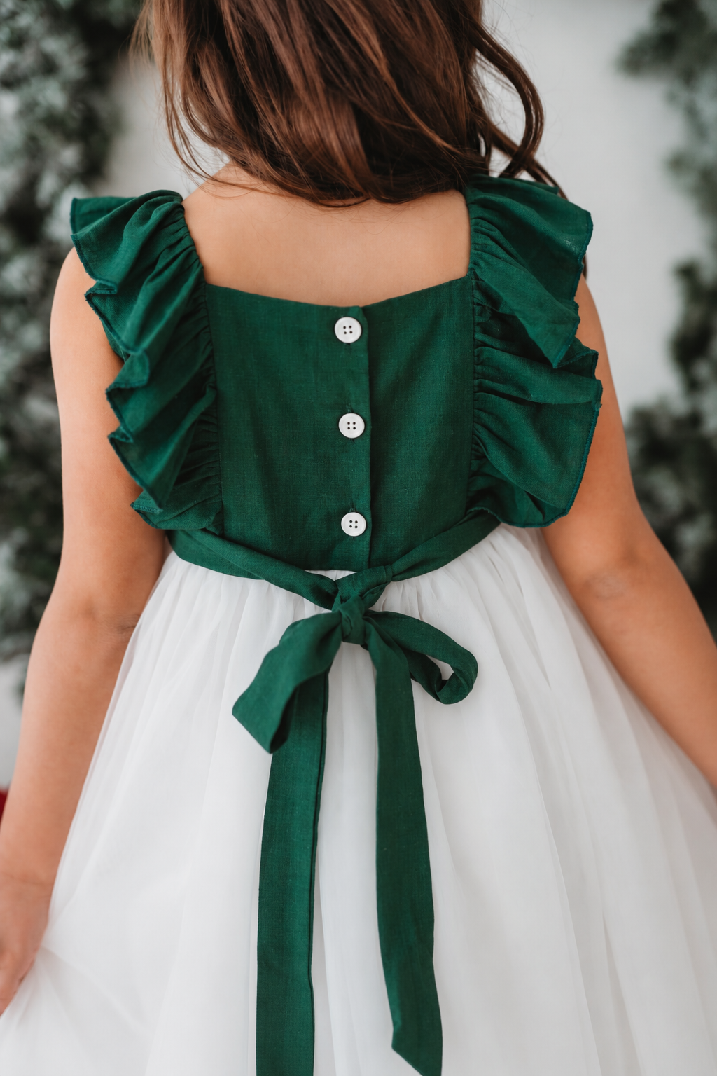 SS Girl's Dress Clara Christmas Dress (forest)