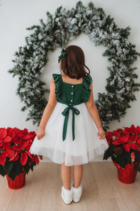 SS Girl's Dress Clara Christmas Dress (forest)