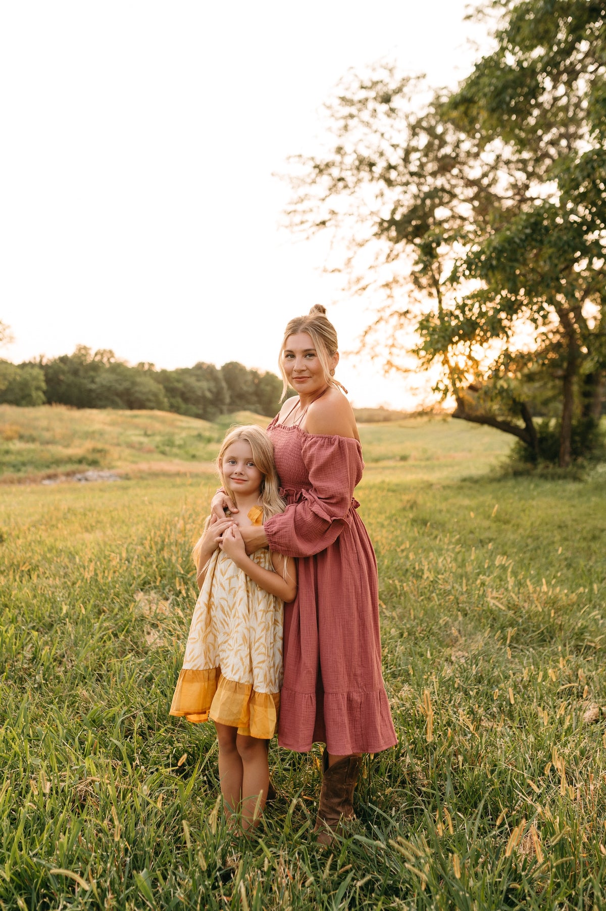 SS Girl's Dress Evie Tunic Dress (golden fields)
