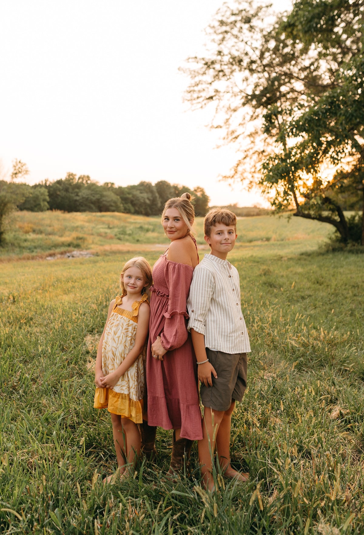 SS Girl's Dress Evie Tunic Dress (golden fields)