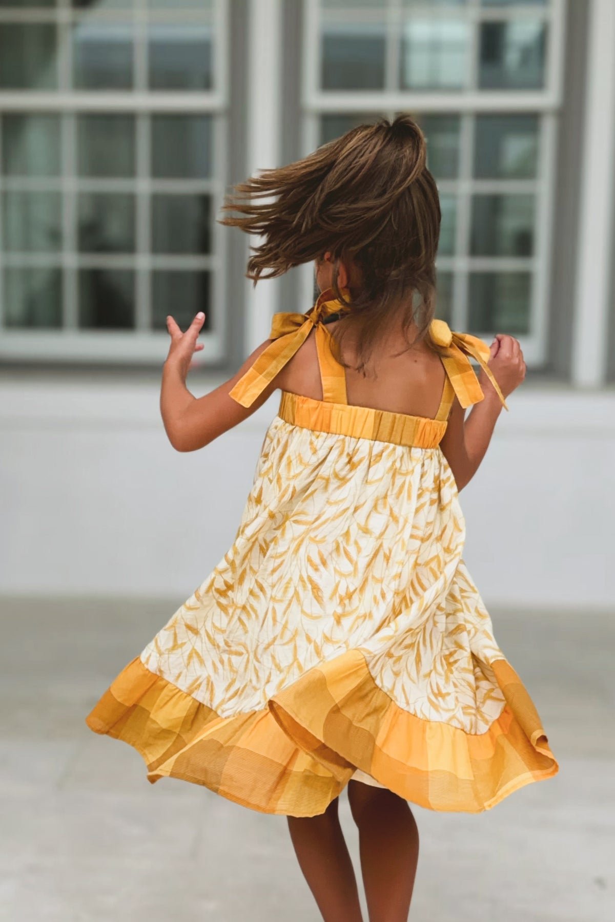 SS Girl's Dress Evie Tunic Dress (golden fields)