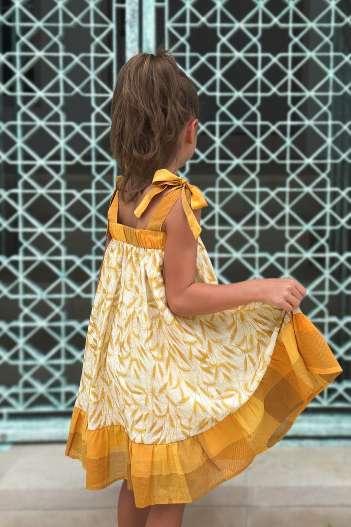 SS Girl's Dress Evie Tunic Dress (golden fields)