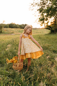 SS Girl's Dress Evie Tunic Dress (golden fields)