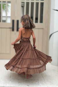 SS Faye Halter (cocoa sequin)