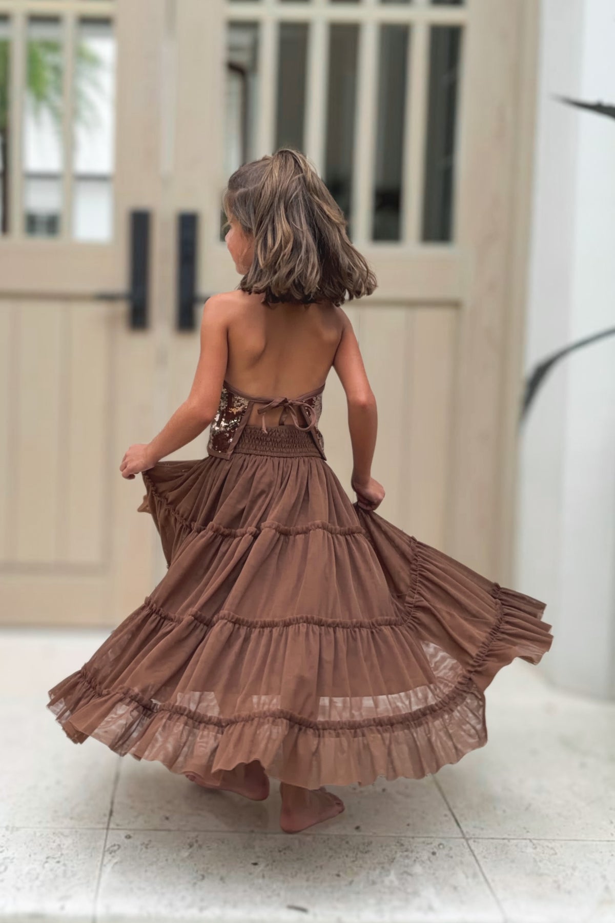 SS Jolie Skirt (cocoa tulle)