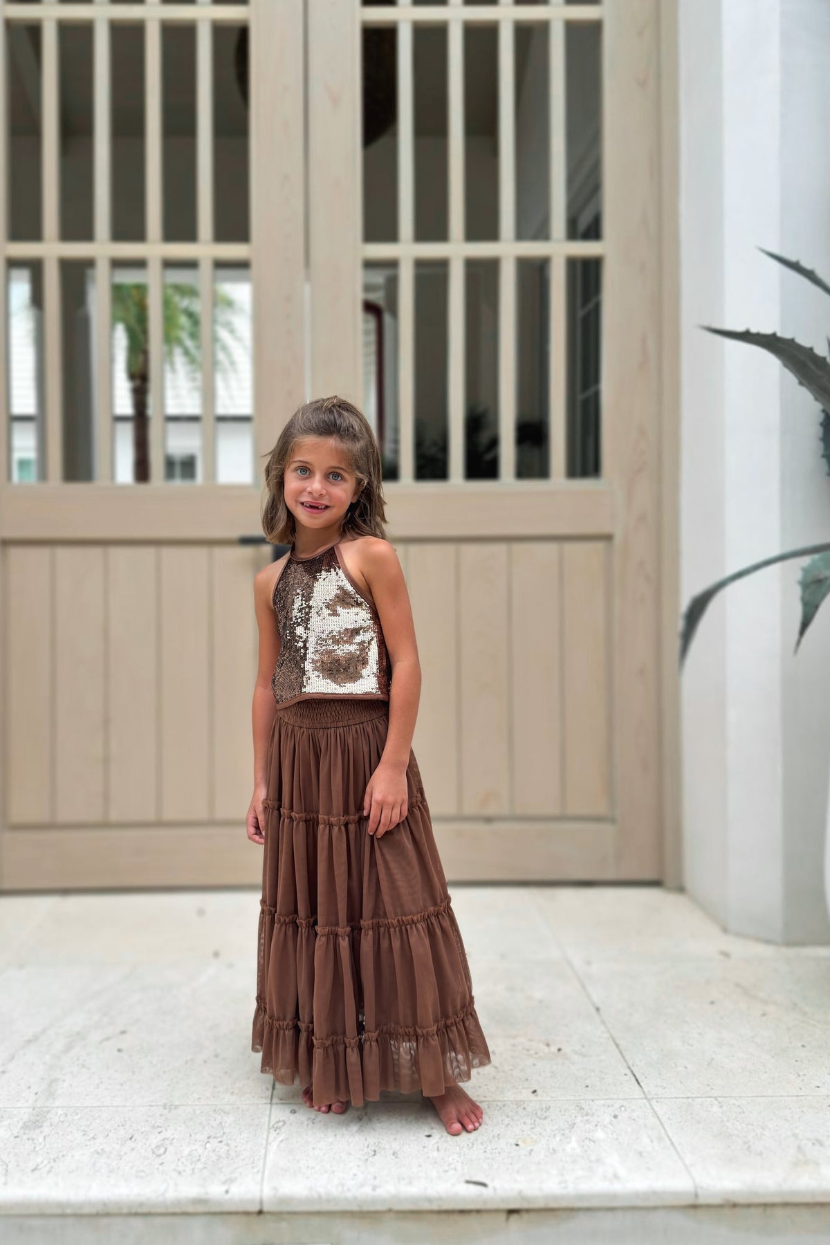 SS Jolie Skirt (cocoa tulle)