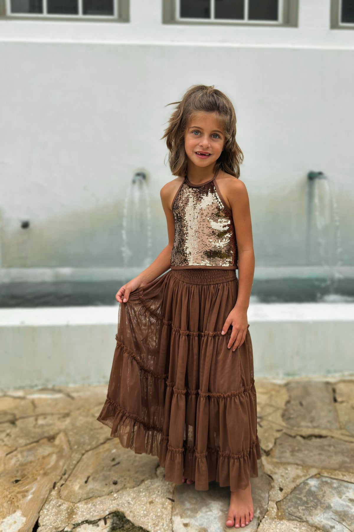 SS Jolie Skirt (cocoa tulle)