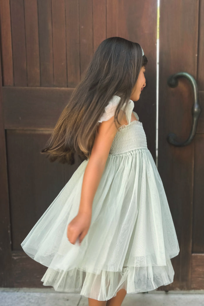 INDIE BLUE Dresses Juliet Dress (mint tulle)