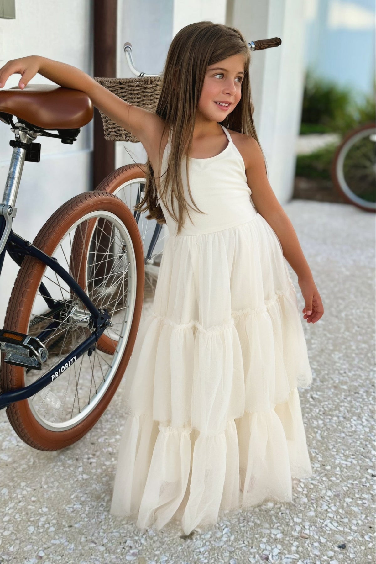 Wendy Dress (antique ivory tulle) 5T Wendy Dress (antique ivory tulle) 5T