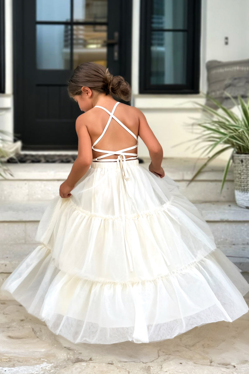 Wendy Dress (antique ivory tulle) 5T Wendy Dress (antique ivory tulle) 5T