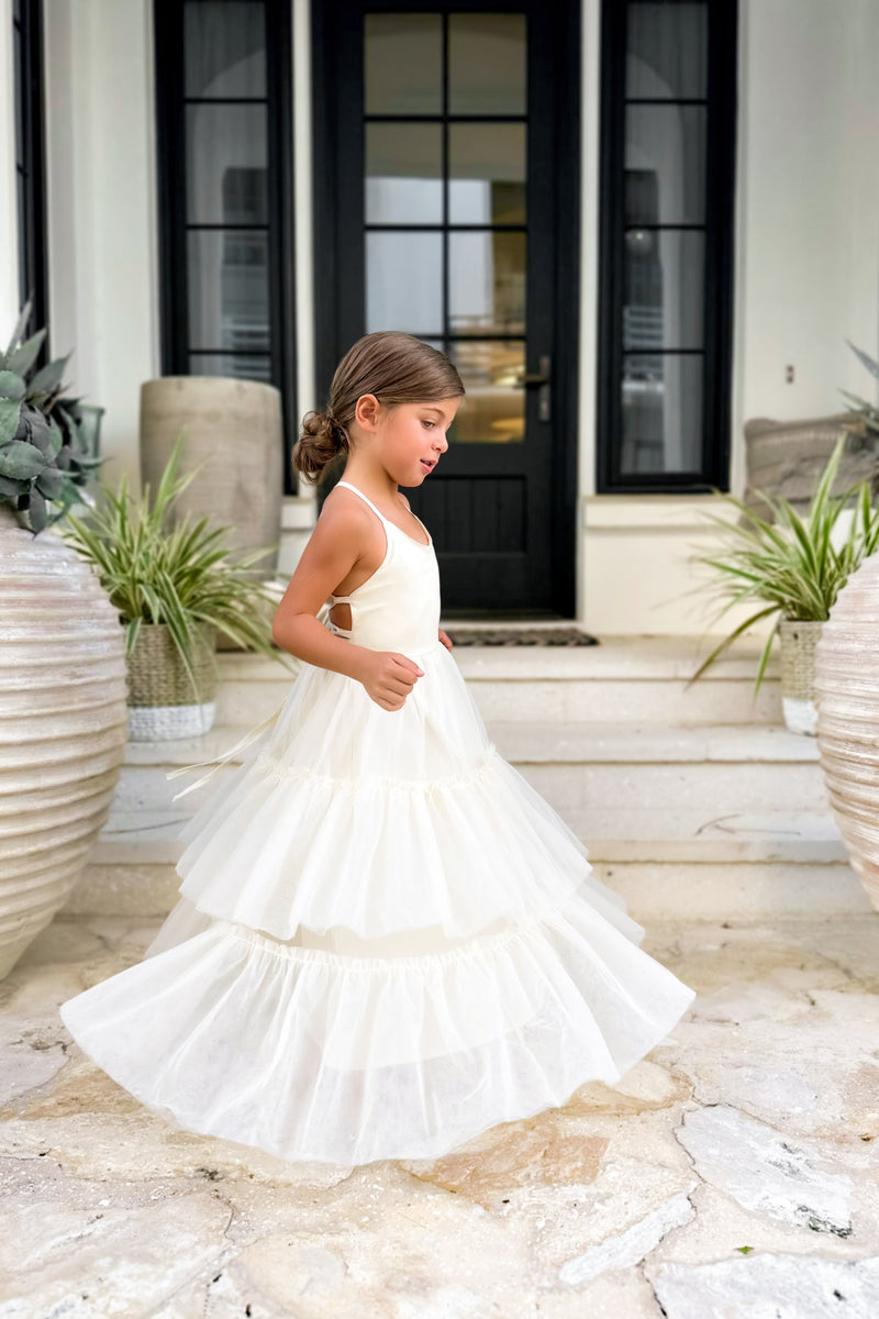 Wendy Dress (antique ivory tulle) 3T Wendy Dress (antique ivory tulle) 3T
