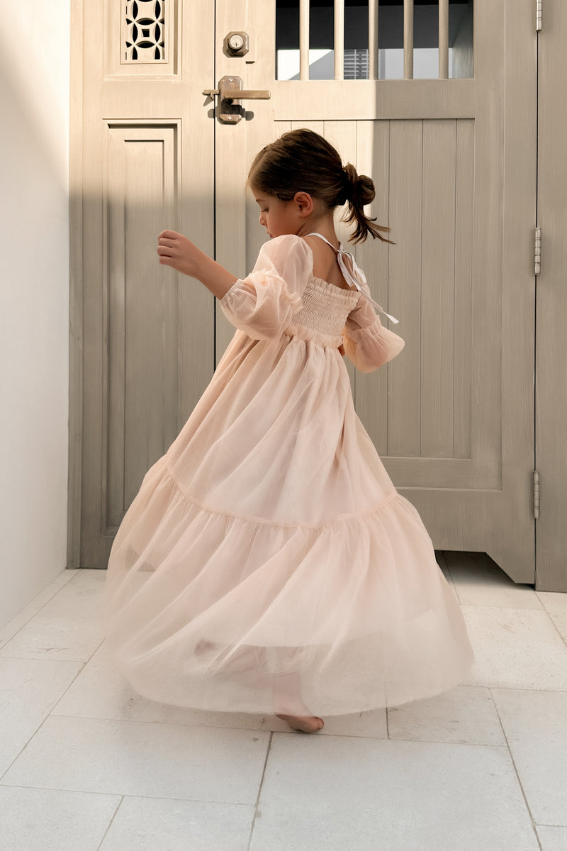 INDIE BLUE Dresses Pippa Maxi (natural tulle)