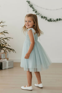 SS Girl's Dress Isa Dress (airy blue tulle)