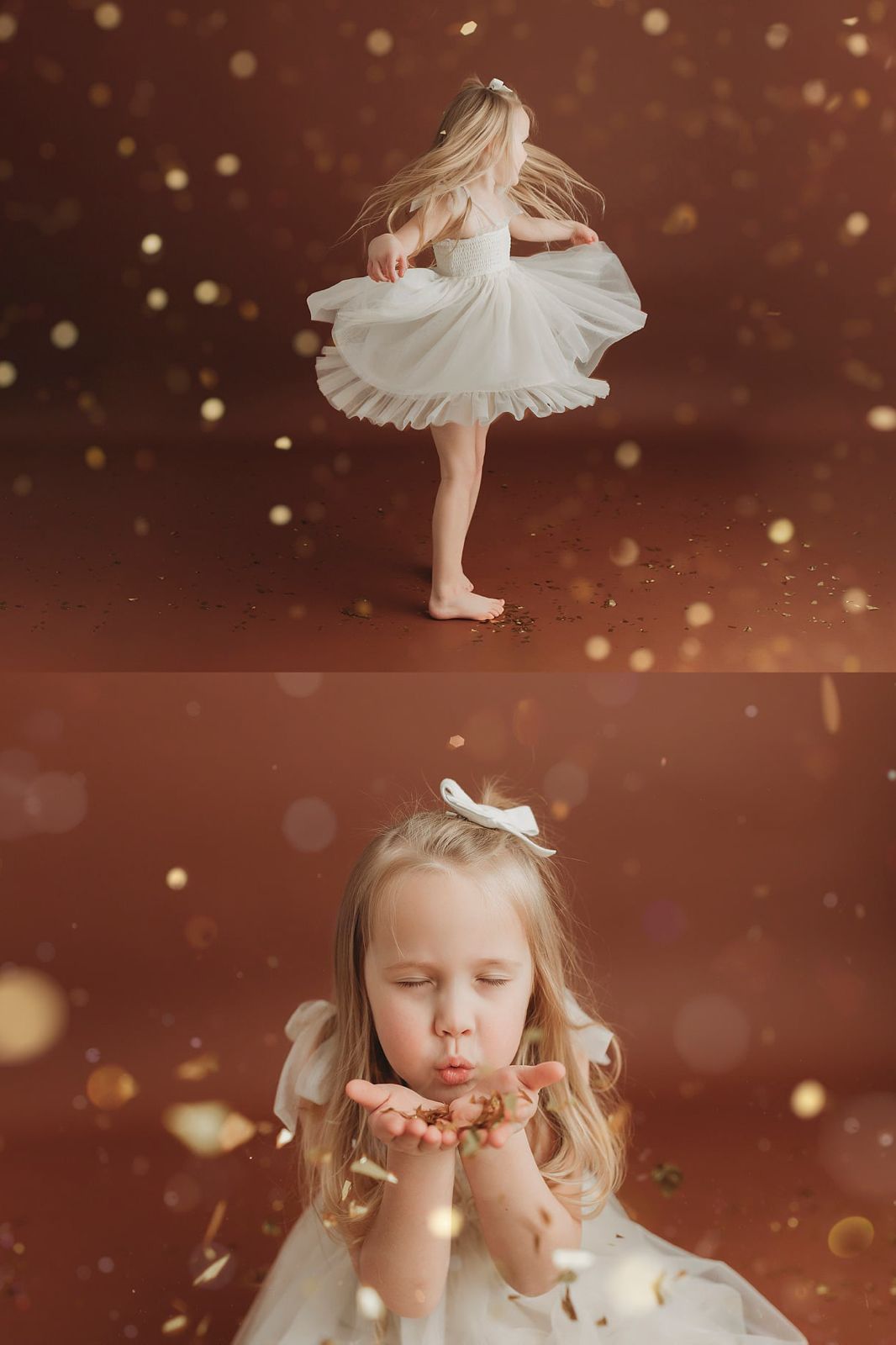 SS Girl's Dress Isa Dress (antique ivory tulle)