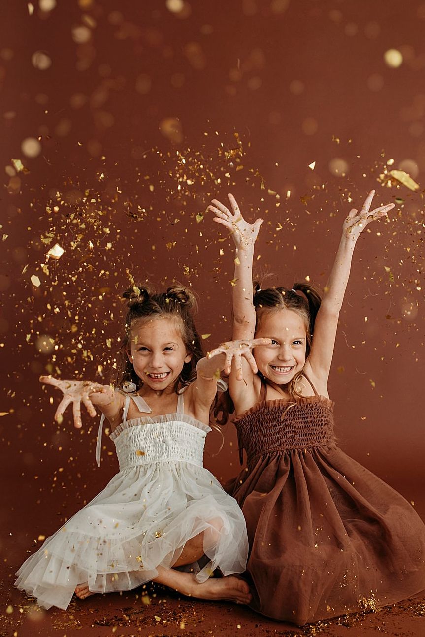 SS Girl's Dress Isa Dress (antique ivory tulle)