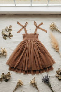 SS Girl's Dress Isa Dress (cedar tulle)