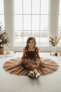 SS Girl's Dress Isa Dress (cedar tulle)