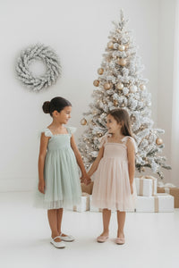 SS Girl's Dress Juliet Dress (mint tulle)