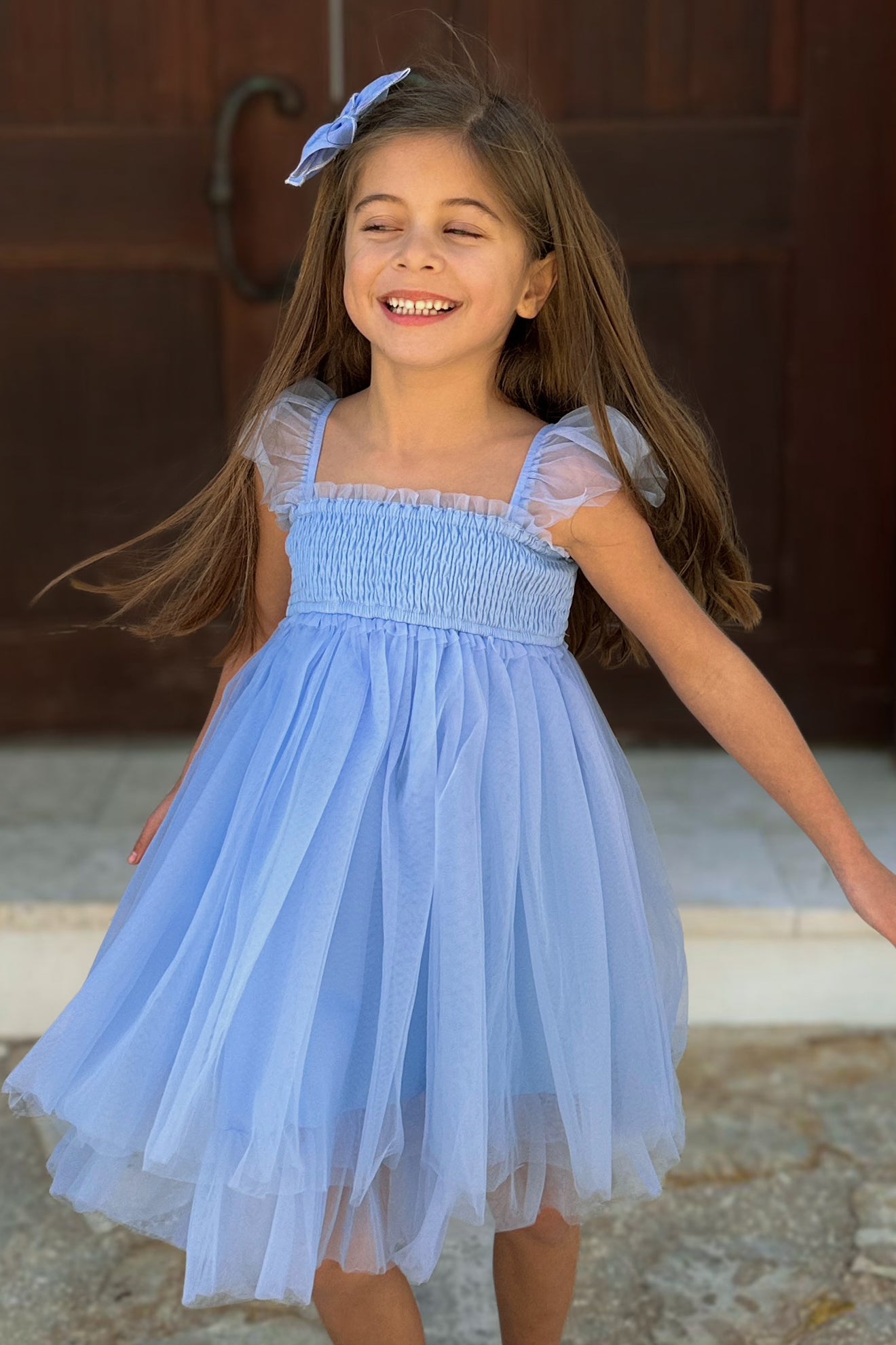 ワンピース JILTU petit frill tulle dress Juliet Dress (periwinkle tulle) – INDIE BLUE