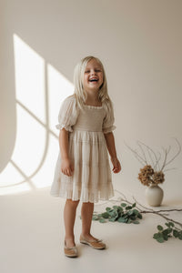 SS Girl's Dress Karina Dress (natural chiffon)