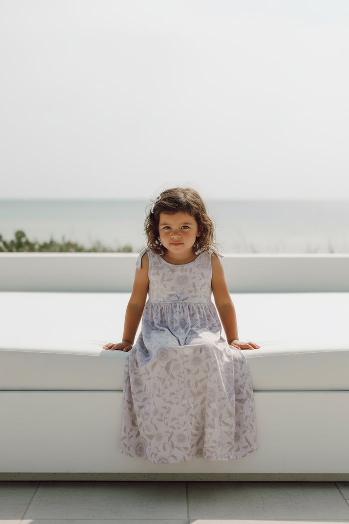 LB Girl's Dress Liza Maxi (windblown floral)
