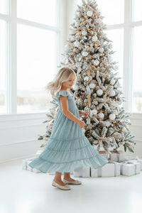 SS Girl's Dress Marabella Dress (blue swiss dot)