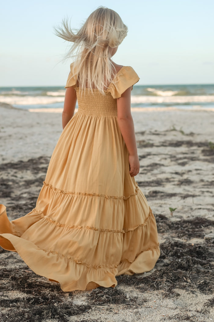 SS Girl's Dress Marabella Dress (honeycomb linen)