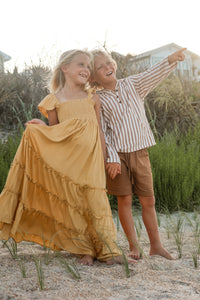 SS Girl's Dress Marabella Dress (honeycomb linen)