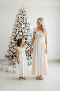 SS Girl's Dress Marabella Dress (natural chiffon)