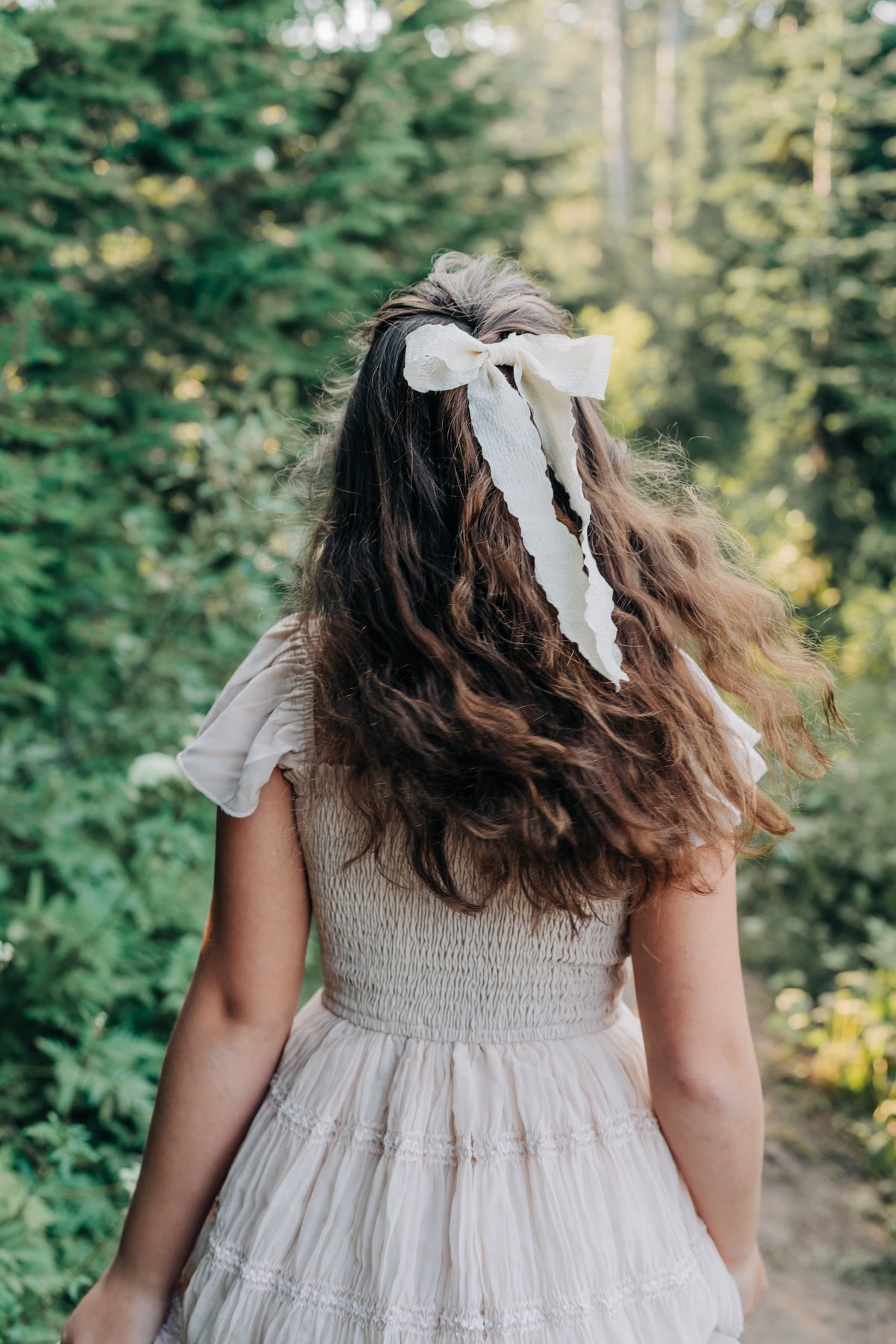SS Girl's Dress Marabella Dress (natural chiffon)