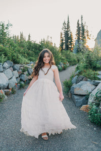 SS Girl's Dress Marabella Dress (natural chiffon)