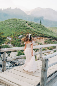 SS Girl's Dress Marabella Dress (natural chiffon)