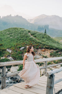 SS Girl's Dress Marabella Dress (natural chiffon)