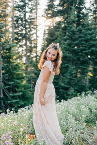 SS Girl's Dress Marabella Dress (natural chiffon)