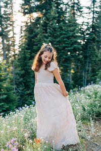 SS Girl's Dress Marabella Dress (natural chiffon)