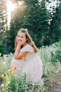 SS Girl's Dress Marabella Dress (natural chiffon)