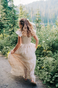 SS Girl's Dress Marabella Dress (natural chiffon)