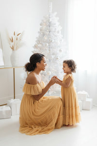 SS Girl's Dress Marabella Dress (saffron tulle)